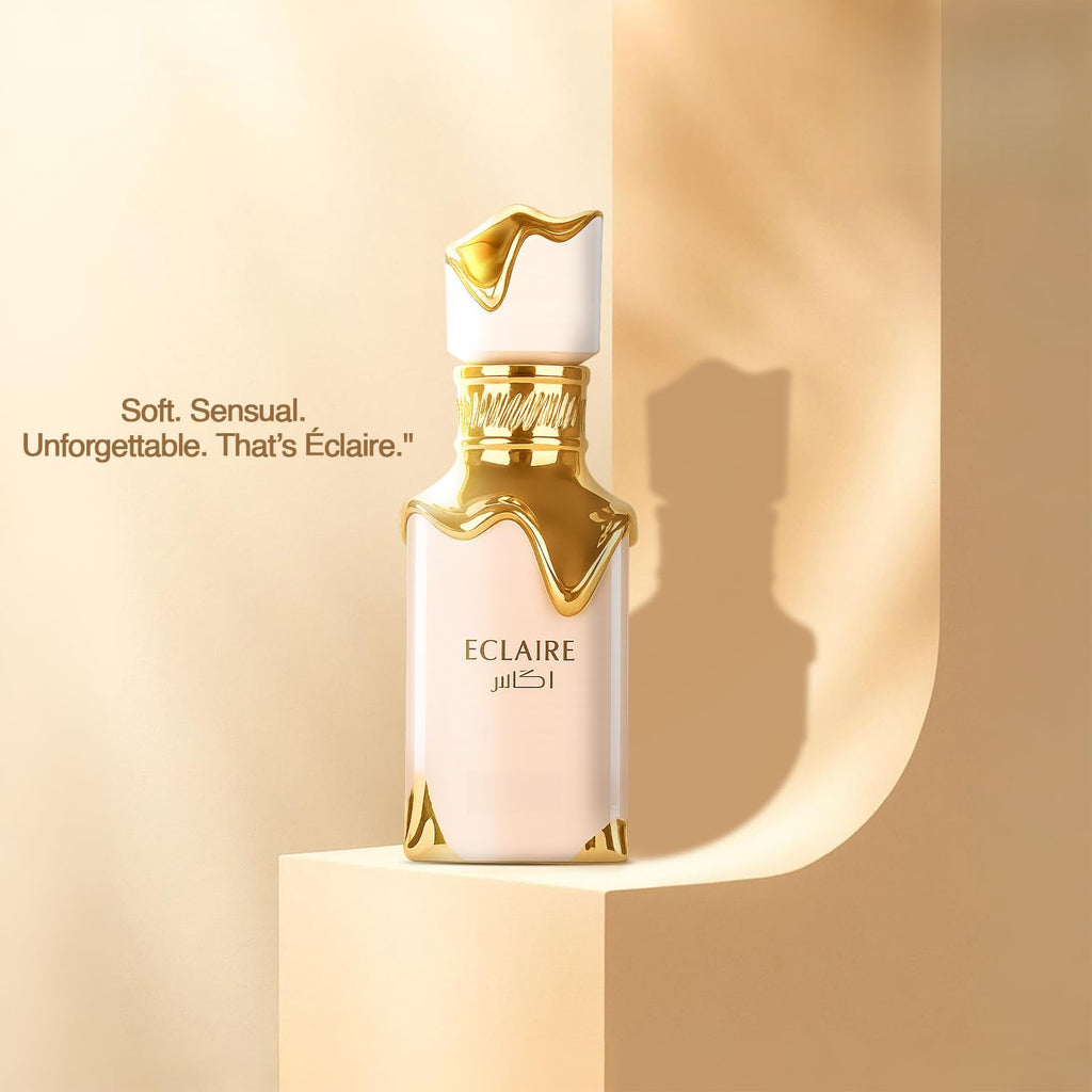 Eclaire - Vanilla, Caramel, Sweet, Floral - Eau de Parfum Long-Lasting Fragrance for Women, 3.40 Ounce / 100 ml