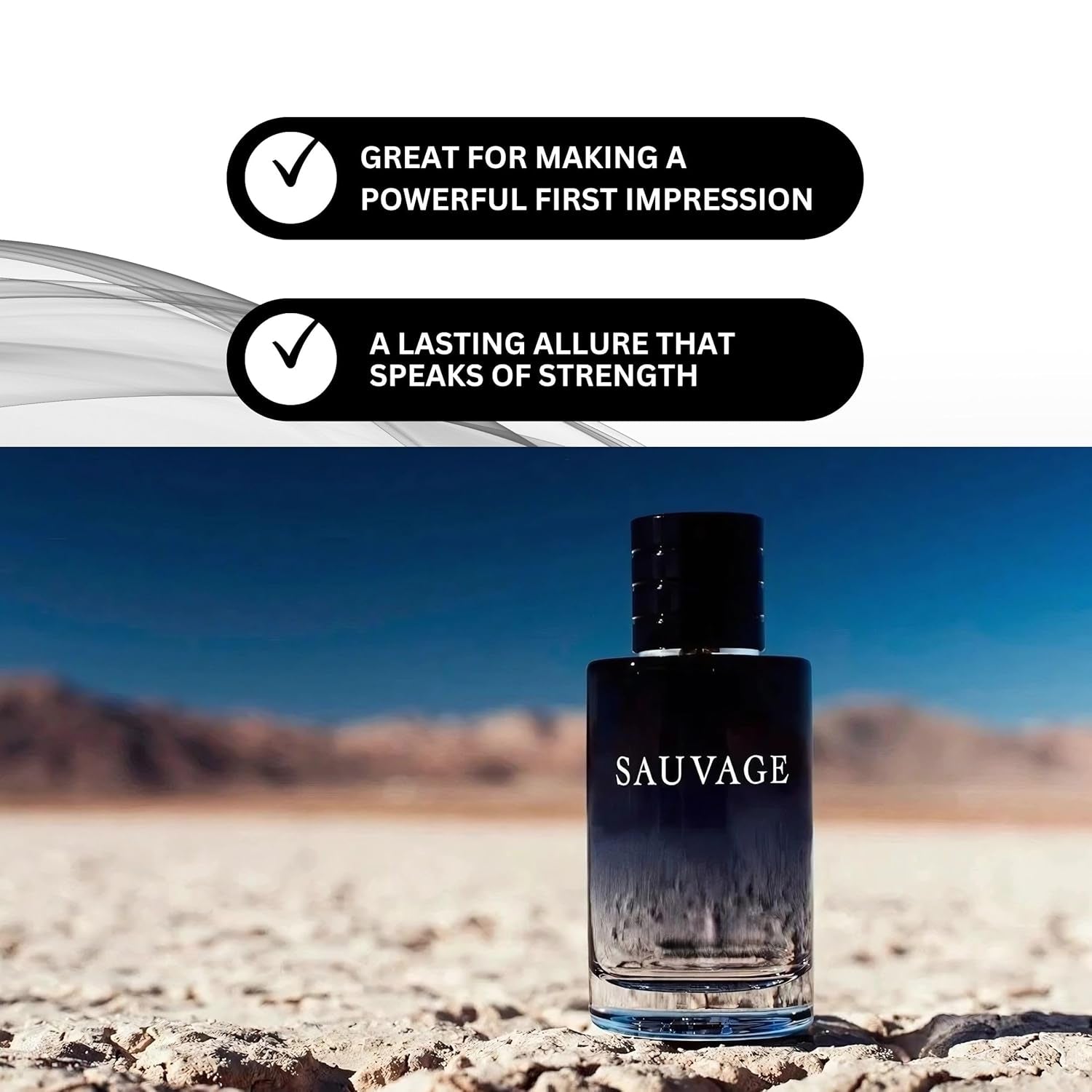 Sauvage Eau de Toilette Splash Mini for Men, 0.34 Ounce / 10ml